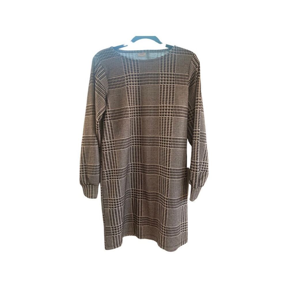 Jacqueline de Yong houndstooth dress large